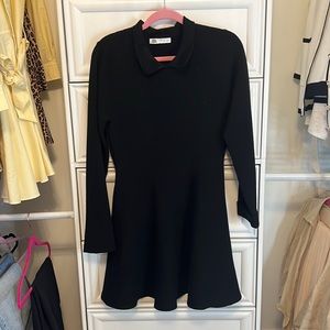 Zara black long sleeve dress